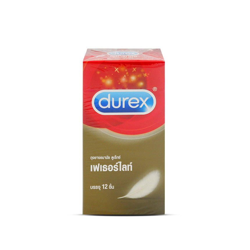 Durex Fetherlite 12s กล่อง 12 ชิ้น