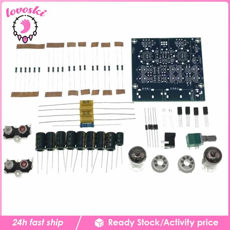 [Lovoski] หลอดอิเล็กทรอนิกส์ 6J1 DIY Preamplifier อิเล็กทรอนิกส์ DIY Kit Tube Pre-Amplifier