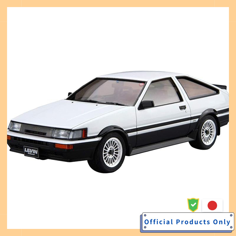 Aoshima Bunka Kyozai 1/24 The Model Car Series No.17 Toyota AE86 Corolla Levin GT-APEX 1985 Plastic 
