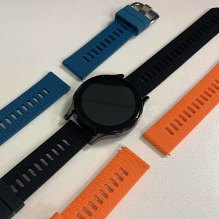 สายยางซิลิโคนอ่อน 18มม 22มม 20 มม for Garmin Forerunner 165 55 158 570 42มม/vivoactive 5/VivoMove/Venu/Bounce/Approach