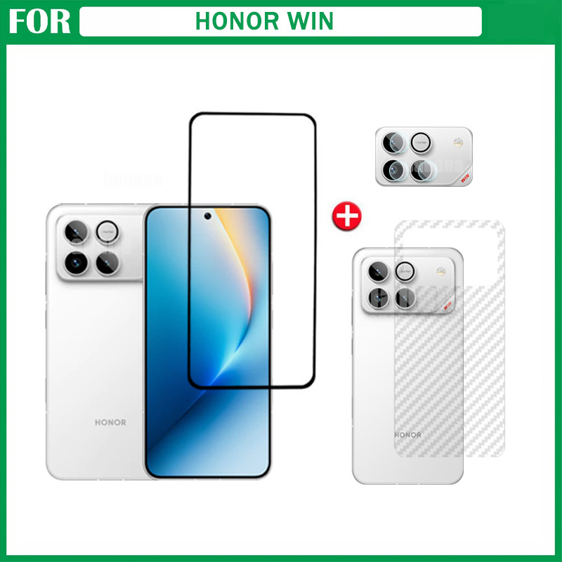 Honor Win กระจกนิรภัย Honor Win RT Honor 500 400 400 Lite X7B X7C X7D Anti-Spy กระจกนิรภัยป้องกันหน้