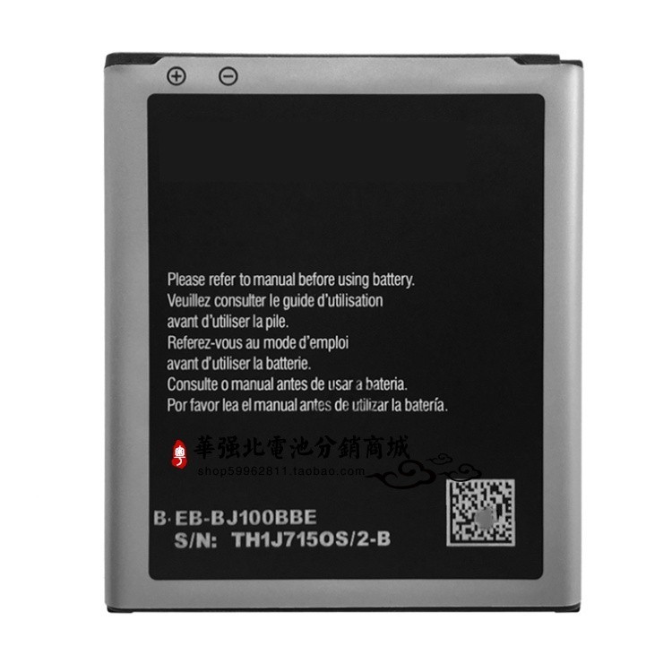 เหมาะสําหรับแบตเตอรี่ Samsung Galaxy J1 J100 J100F J100FN J100H EB-BJ100BBE