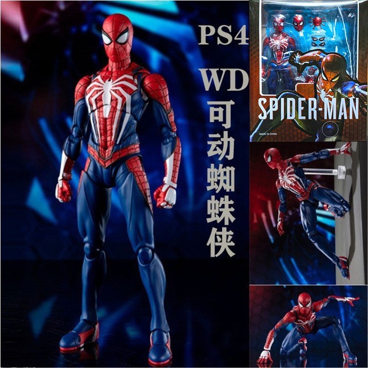 Avengers Marvel ps4 Game Spider-Man Anime garage kits Model Movable Ornaments Toy