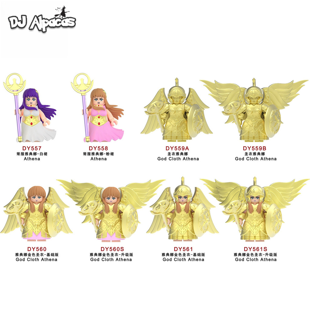 God Cloth Athena Mini Figures ของเล่นเทพธิดาแห่งสงคราม Athena ตุ๊กตาสะสม