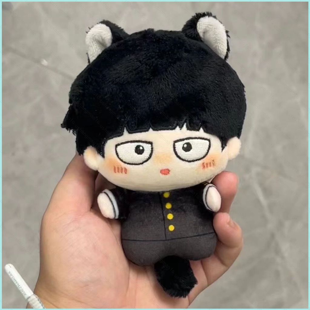 XS1 Mob Psycho 100 Kageyama Shigeo Reigen Arataka Plushie ตุ๊กตาน่ารักกระเป๋า Charm XS1