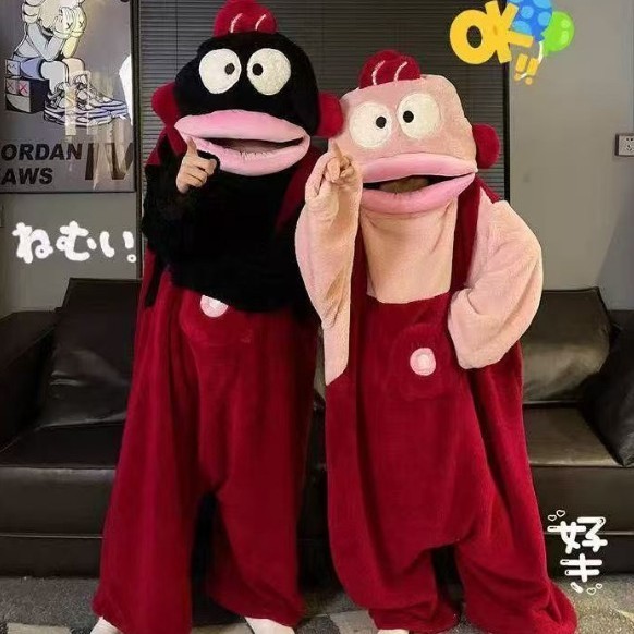 bonnie pajamas ชุดเดินทางชุดนอน ชุดนอนมิโกะ ชุดนอนน่ารัก Hyuga Xiangyang ลาย Kapibara และ Little Rac