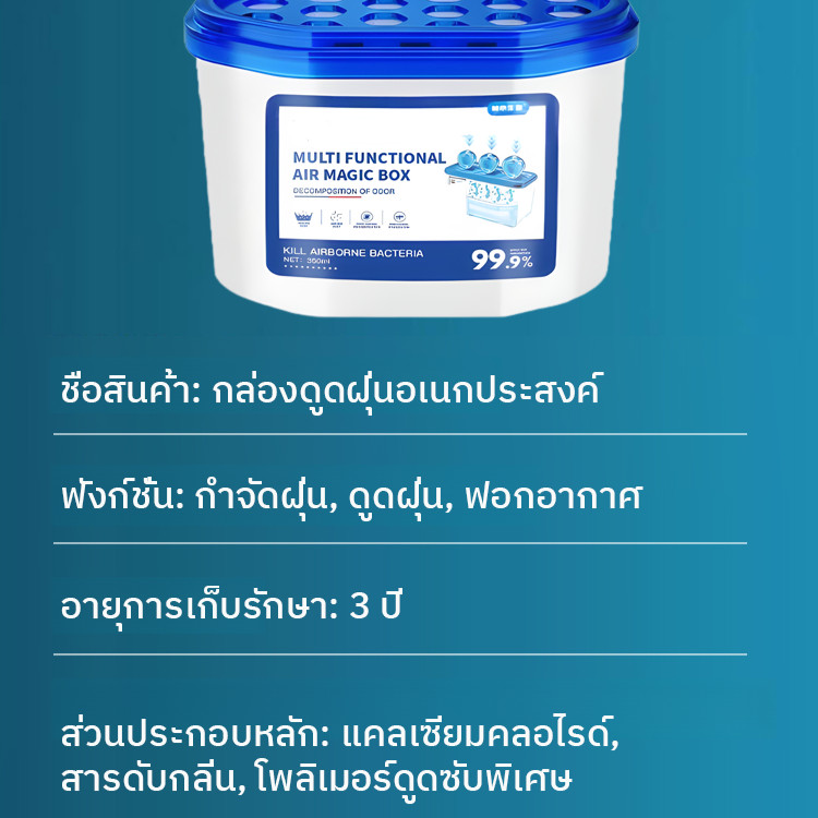 🔥CNY ส่วนลดพิเศษ🔥[การกำจัดฝุนและกลี่น] การกำจัดฝุ่น99% กล่องวิเศษกำจัดฝุ่นอเนกประสงค์ สถาบันวิจัยชีวการแพทย์แห่งสหรัฐอเมริกา การดูดซับข้นสูง AIR MAGIC BOX - รูปที่ 7
