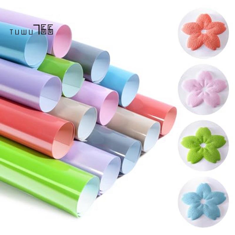 ชุดไวนิลโอนความร้อนสำหรับเสื้อยืด ใช้งานได้กับ HTV Puffy แบบนูนคอนทัวร์