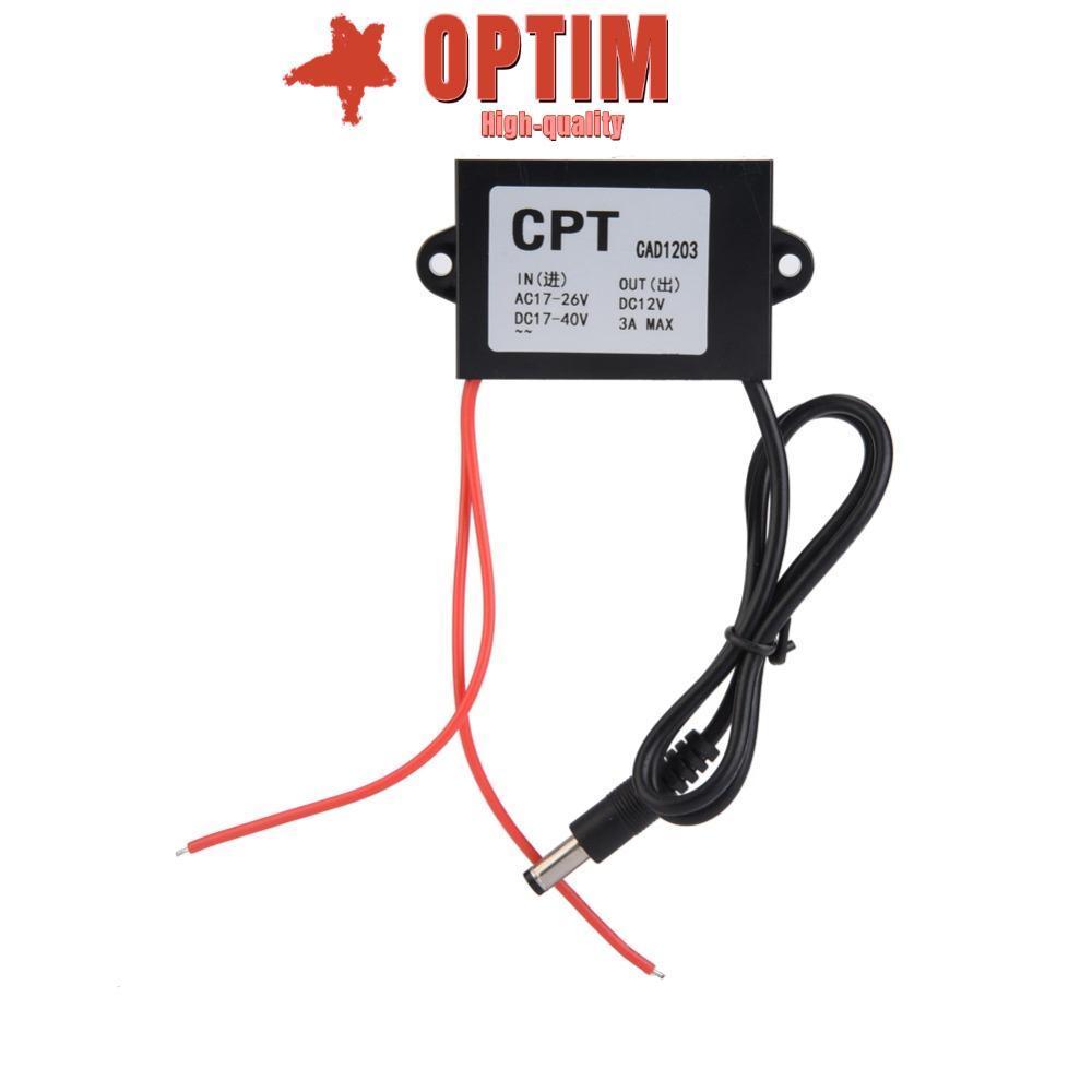 OPTIM AC-DC Power Supply Converter, 3A Output AC 17-26V Input Power Supply Regulator, Stable Output 