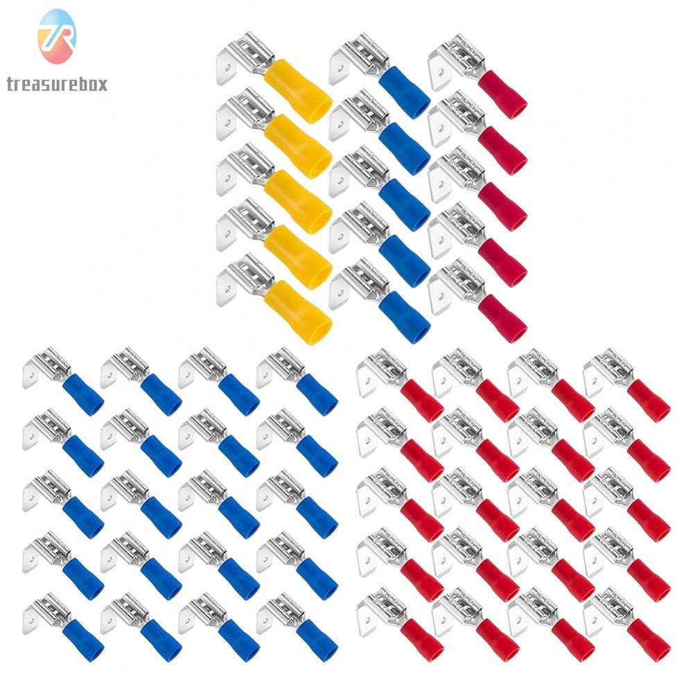 TRSBX❤️Piggyback Spade Connectors with PVC Insulator Quick Disconnect Female Male Crimp