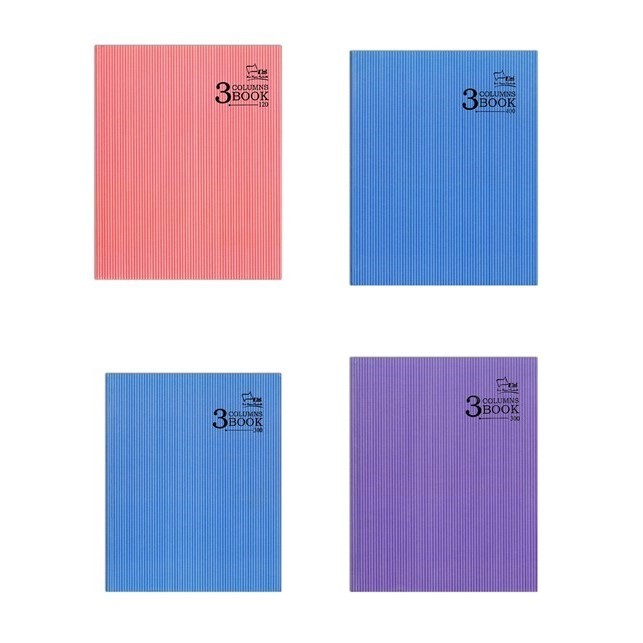 Uni Paper 3 คอลัมน์หนังสือปกแข็ง Quarto F5 / Foolscap F4 3-Column
