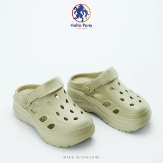Hello Pony รุ่น MHM4016 รองเท้าแบน รองเท้าแตะนอกบ้าน EVA กันลื่น น้ำหนักเบา ใส่สบาย เพื่อการสวมใส่ที่สบายตลอดวัน