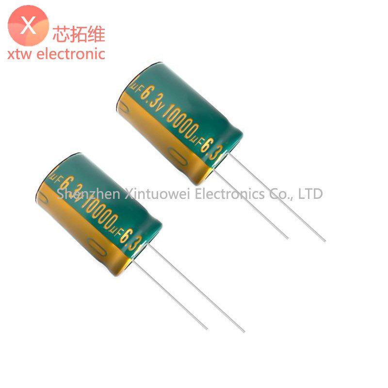 5 ชิ้น/ล็อต 6.3V 10000UF 16x25 มม.ความถี่สูงความต้านทานต่ํา Electrolytic Capacitor 10000UF 6.3 V