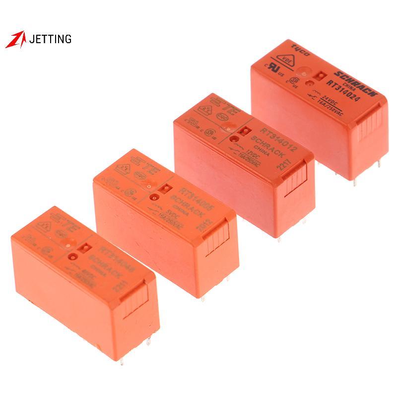 FSTH 100%Oril New Relay RT314005 RT314012 RT314024 16A250VAC 8PIN 5V 12V 24V 48V รีเลย์ไฟ HH