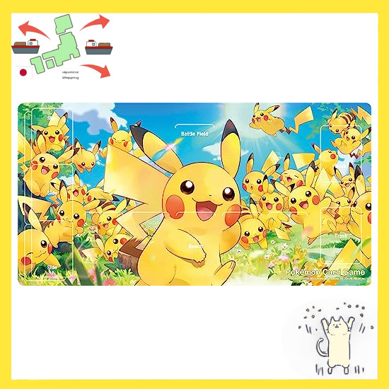 [Japanese Version] Pokemon Card Game Rubber Play Mat Pikachu Large Collection