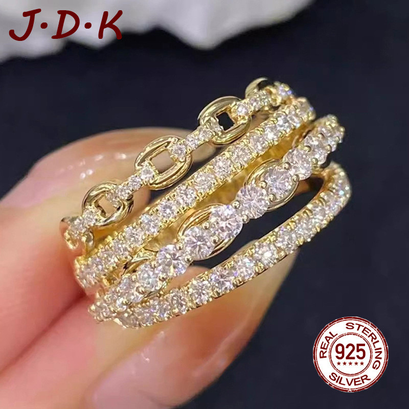 เครื่องประดับผู้หญิงแหวนทอง JDK 18K