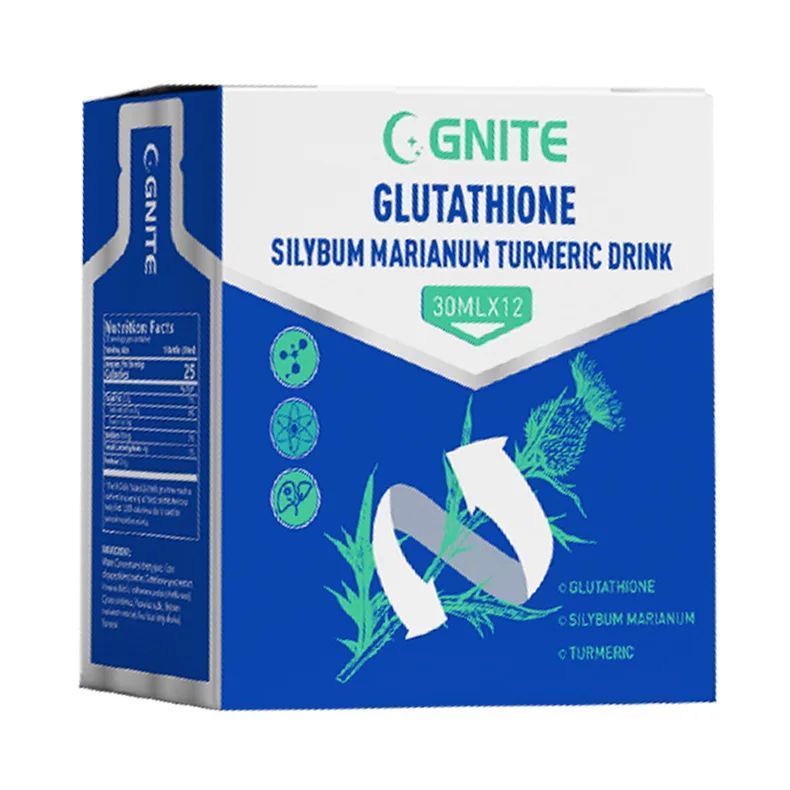 US นําเข้า Gnite Gnite Gnite Seed Oil ทําความสะอาดตับเครื่องดื่ม Glutathione Water Flying Thistle เค