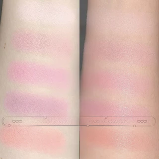 FLOWER KNOWS Blush Rabbit Garden Series Quick-Dry Blush นูน Matte Satin Smooth Face