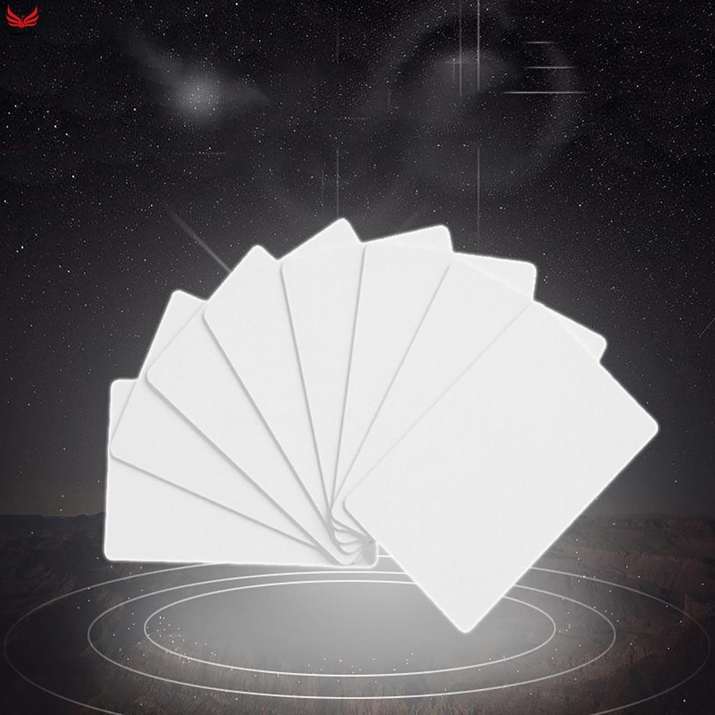 10 ชิ้น NFC Tag NFC 215 การ์ด 13.56MHz ดําเนินการความถี่ NFC การ์ดสําหรับโฆษณาสมาร์ทกลางแจ้ง