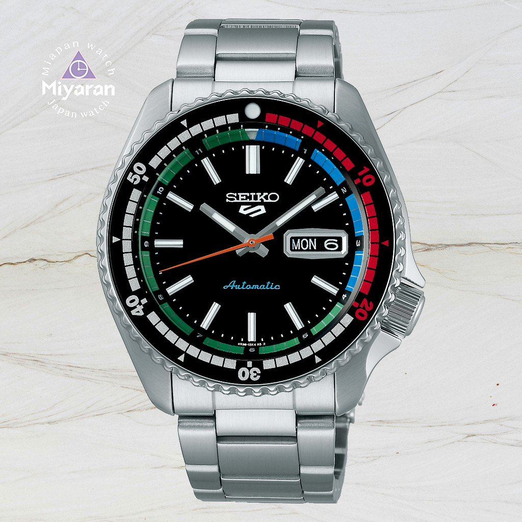 Seiko 5 Sports Automatic Men's Watch SRPK13K1 Analogue Silver(International Version)