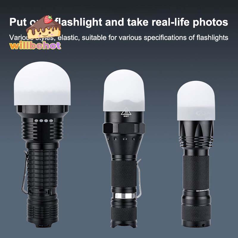 [Willbehot-t] 2 ชิ้นซิลิโคนยืดหยุ่นไฟฉายโคมไฟสําหรับ SP31 SP35 IF22A C8G IF25A SP36 S2 C8 EA01 TS21 