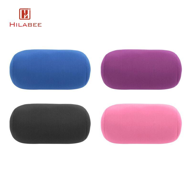[hilabee] หมอนเตียงหลอดหมอนที่ถอดออกได้เติม Silky Support Violet Cover Smooth Touch Microbead หมอนสําหรับบ้าน