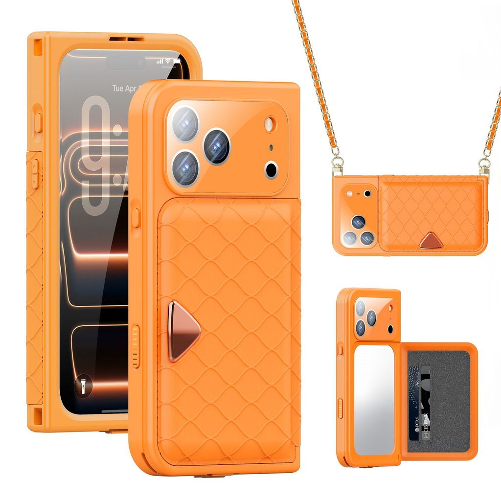 เคสโทรศัพท์สีศิลปะ 17 Series กันน้ํา ipone17promax สายกันกระแทกเคสโทรศัพท์ Messenger สินค้าใหม่