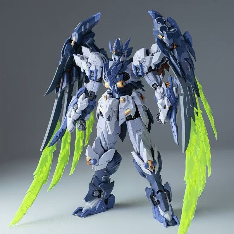 พร้อมสต็อกช่างฝีมือที่มีชื่อเสียง Chuan Tengu Judge Yijing สําเร็จรูป Skeleton Mecha Assembly Model