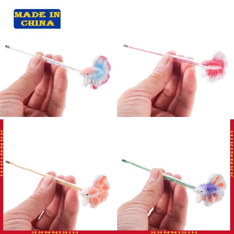 HIK Betta Fish Training Wand Betta Starter Kits เรซิ่นการฝึกอบรม Stick NaturalHbitat Fishtank Betta 