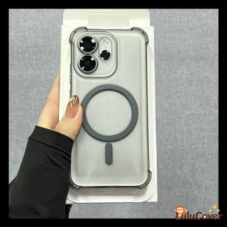 Frosted Magnetic Cases ใช้งานร่วมกับสําหรับ Vivo V70 V60 Lite S50 Pro Mini iQOO 15 Neo 11 X300 Pro Y31 Y21D 5G 4G ฝาครอบน่ารัก Matte สีลูกกวาดกันกระแทกปลอกอ่อน