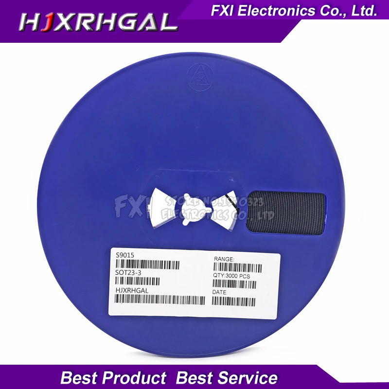3000pcs S9015 MMBT9015 9015 Mark M6 SOT23 SOT-23 PNP ทรานซิสเตอร์วัตถุประสงค์ทั่วไป 0.1A 50V