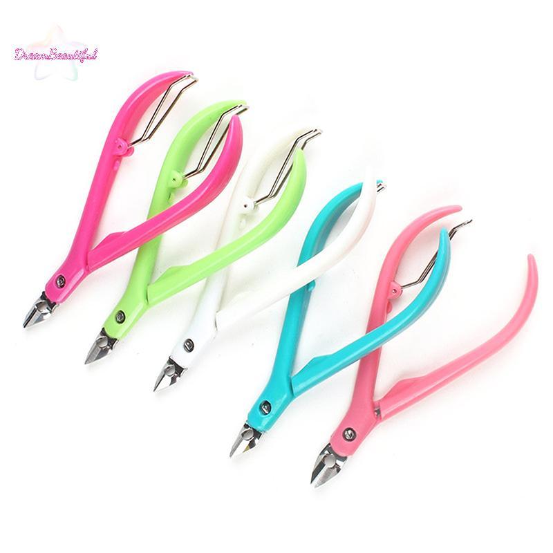 <DBFl-t> กรรไกรตัดเล็บด้ามจับ ABS เครื่องตัดเล็บเท้า Nail Art Cuticle Nipper ใหม่