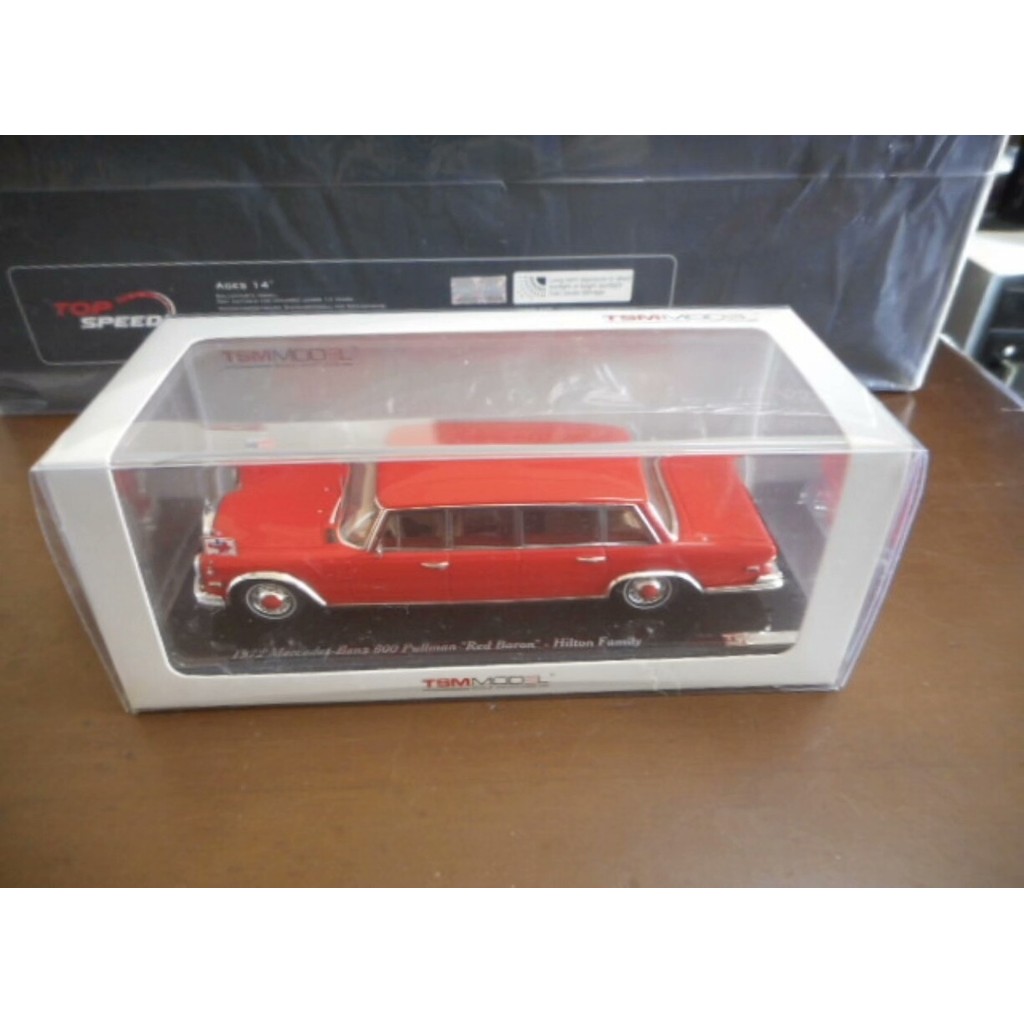 [สต๊อกพร้อม] 1/43 TSM Mercedes-Benz 600 Purmann Longened {Red Baron} 1972 Manfred · von Richterhoffi