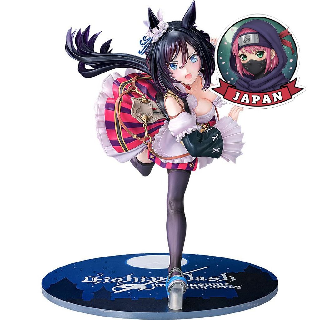ฟิกเกอร์พลาสติกลงสีสำเร็จรูป Uma Musume Pretty Derby Eishin Flash ขนาด 1/7 Shipped from Japan