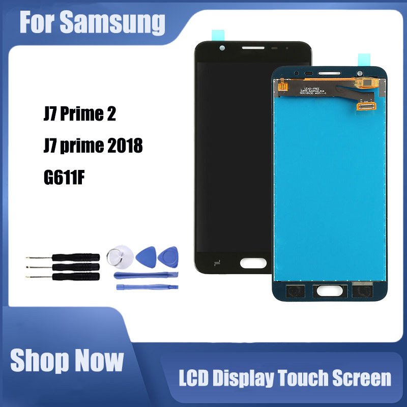 สําหรับ Samsung Galaxy J7 Prime 2 J7 prime 2018 G611F จอแสดงผล LCD หน้าจอสัมผัส