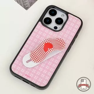 เคสไอโฟน13 17 เคส Silicone สีเดียว ลายเช็ค มินิมอล สำหรับ IPhone 17 air 16 11 16E 13 15 12 Pro Max 17 16 Plus 16 15 Pro