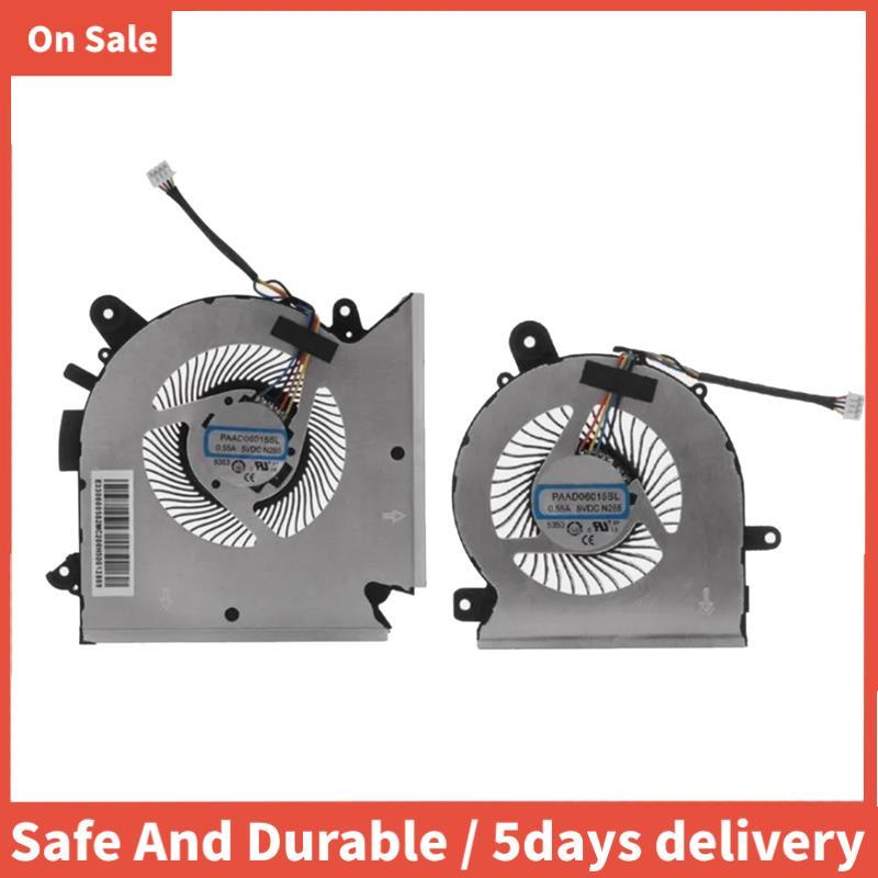 CPU + GPU พัดลมระบายความร้อนสําหรับ GF63 MS-16R1 MS-16R2 GF65 WF65 MS-16R3 MS-16R5 แล็ปท็อป CPU พัดล