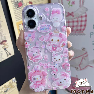 เคสผงกระจก Kuromi Melody สายรัดน่ารักVivo Y19s pro Y29 Y04 Y21D Y03 Y18 Y28 Y12 Y17 Y11 Y17S Y21s Y21 Y35 Y15s Y20i Y15