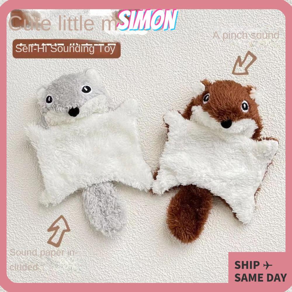 SIMON Cat Teaser Toy, Interactive Bite-Resistant Flying Squirrel ของเล่นแมว, Creative Plush ลูกแมว Ringing กระดาษเสียงของเล่นอุปกรณ์สัตว์เลี้ยง