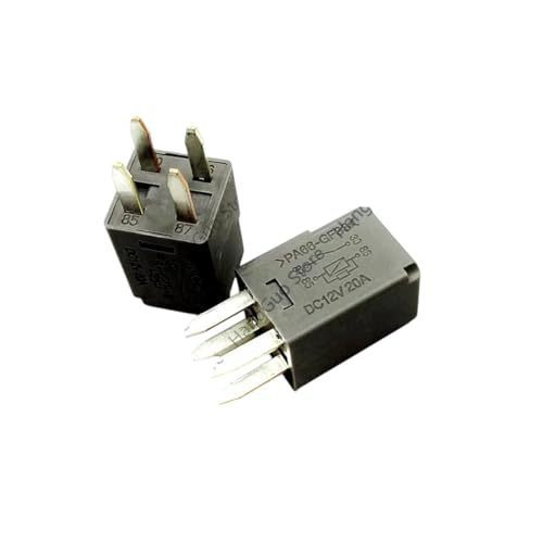 2 ชิ้น/ล็อต Original PA66-GF33 DC12V 20A 4 Pin สําหรับ Cheveroliet Lorva Cadilac ATS รีเลย์รถยนต์สํา