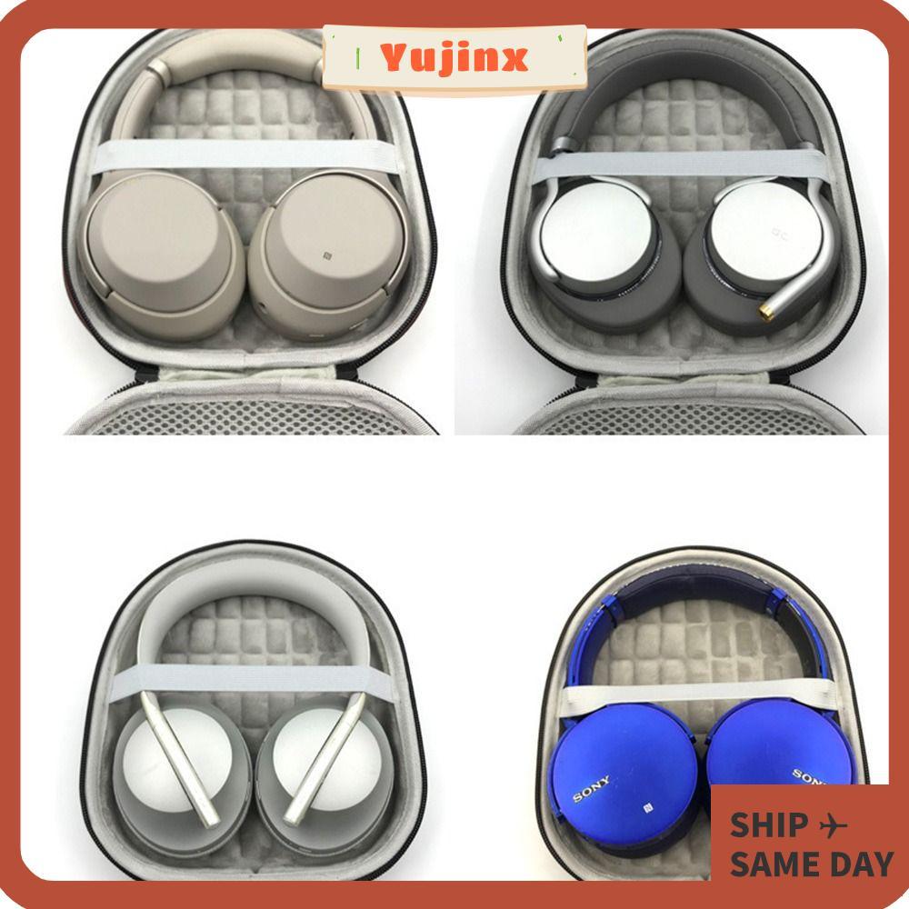 YUJINX หูฟังกล่อง, Hard Hard Shell หูฟังกระเป๋าถือ,อุปกรณ์เสริมแบบพกพากันกระแทกชุดหูฟังป้องกันสําหรั