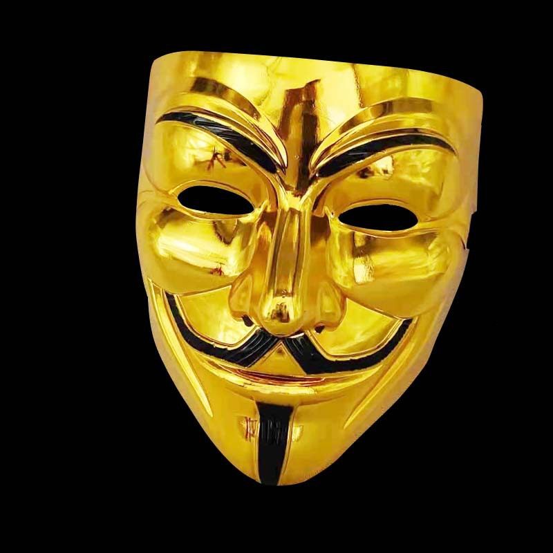 [Taohao Goods] Halloween Horror Grimace Mask V Revenge Mask V-Shaped Monster Mask Full Face Men Mask