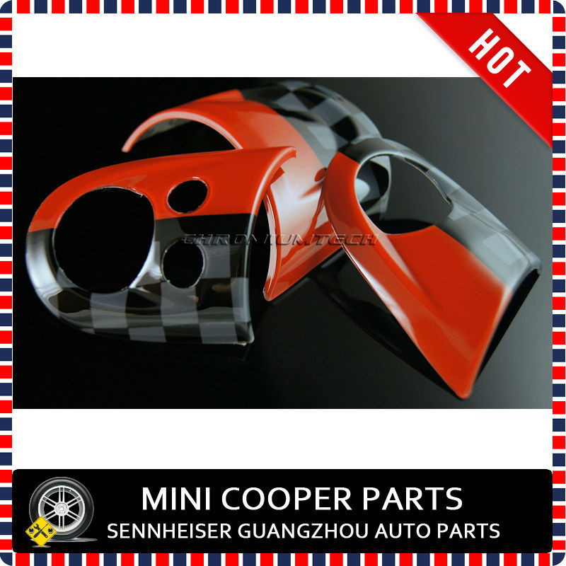 ยี่ห้อใหม่วัสดุ ABS ป้องกัน UV JCW PRO สไตล์มัลติฟังก์ชั่พวงมาลัยสําหรับ mini cooper R60 R55 R56 (3 