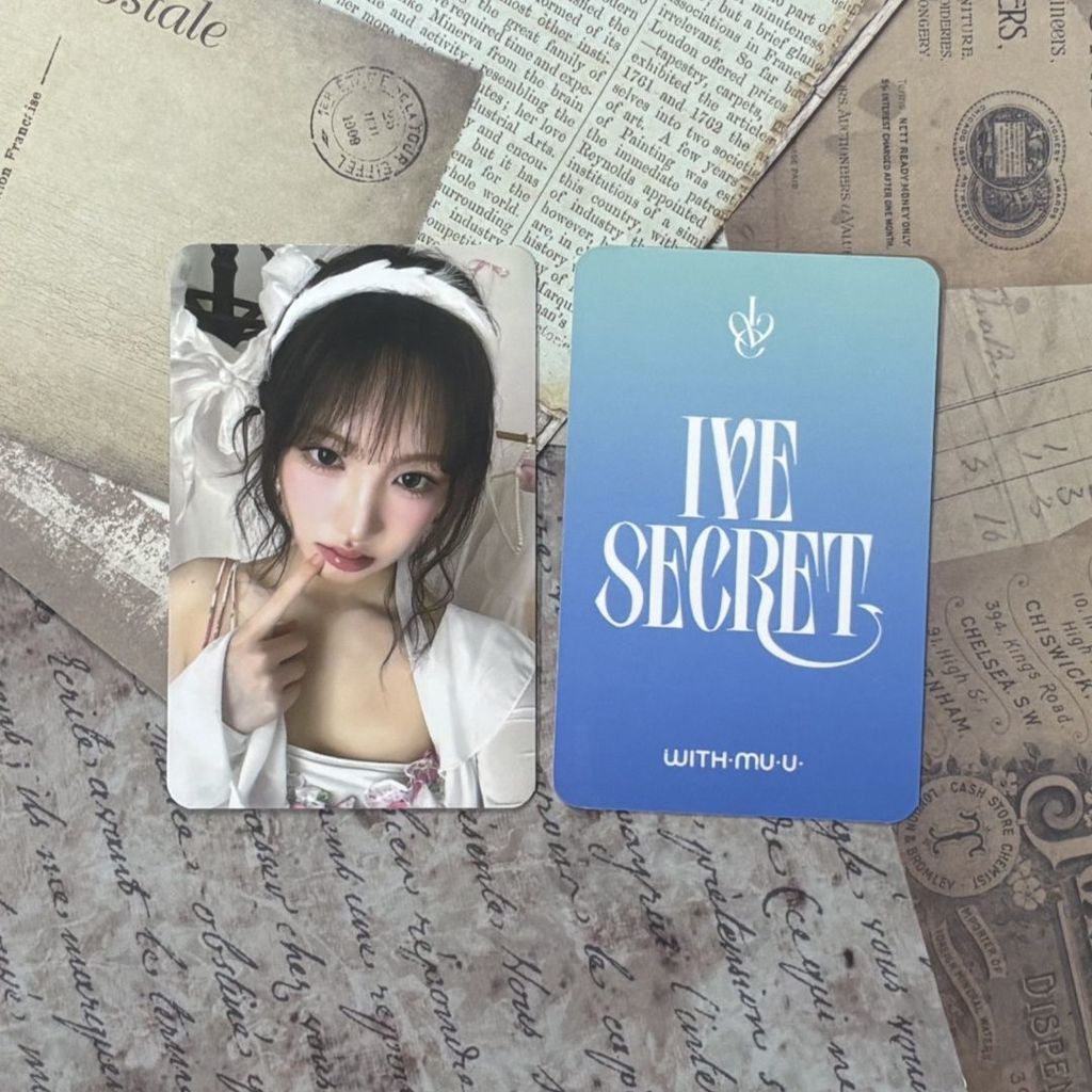 การ์ดนําโชค Wm Lian IVE Wm ล่าสุดกลับสไตล์บัลเล่ต์ขนาดเล็ก 4