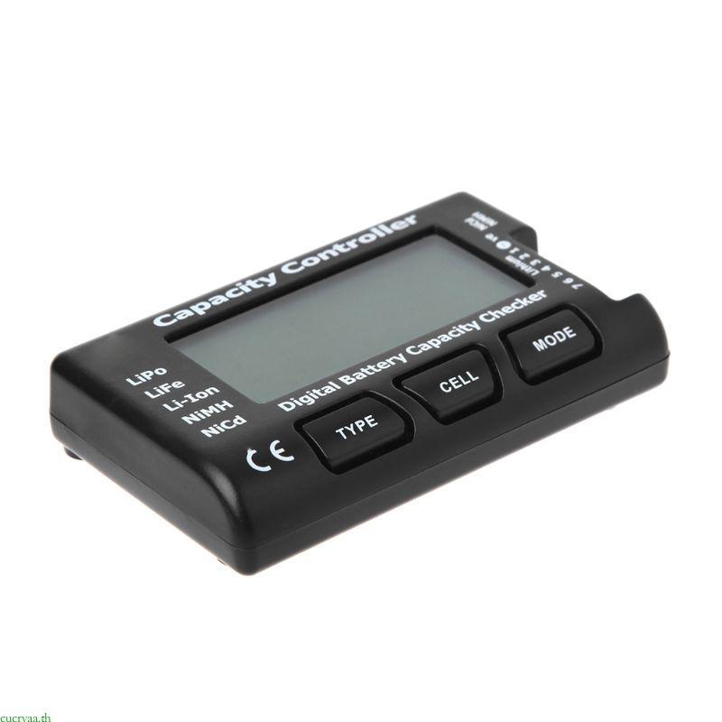 Cucryaa RC CellMeter-7 เครื่องตรวจสอบความจุดิจิตอลสําหรับ Nicd NiMH LiPo LiFe Li-ion