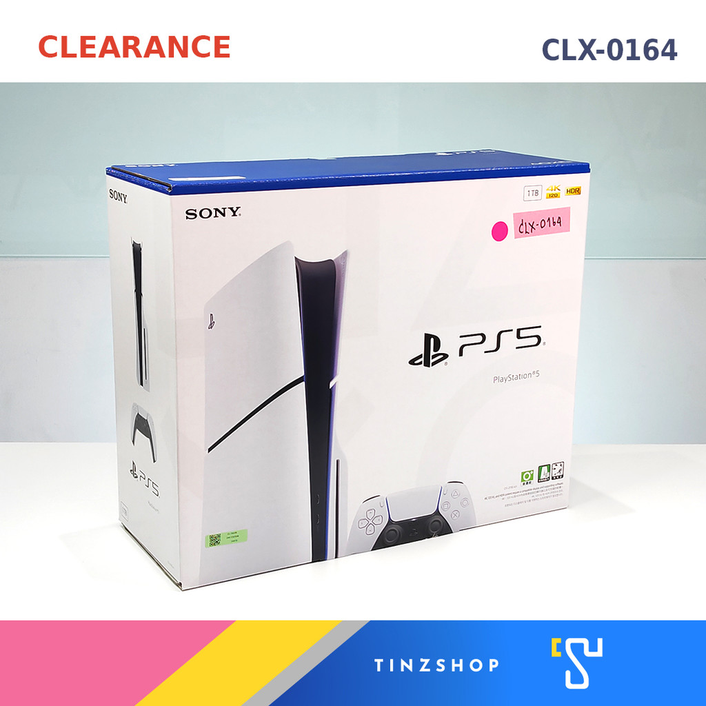 [Clearance] CLX-0164 PlayStation5 Slim Disc Edition (CFI-2018A01) : เครื่อง PS5 SLIM รุ่นใส่แผ่น (กล