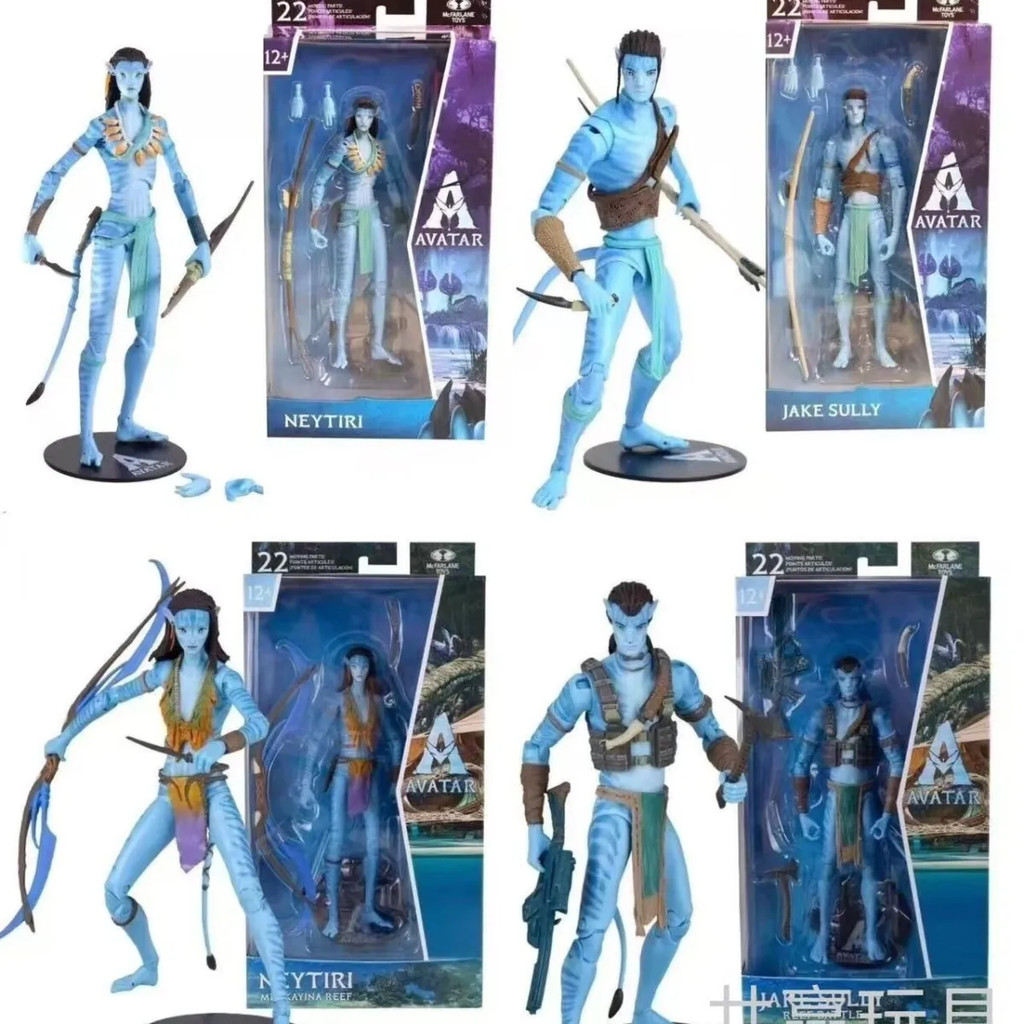 รุ่นคุณภาพสูงในประเทศภาพยนตร์ Avatar 1 Way of Water Jack Netini 23 ซม.เคลื่อนย้ายได้ของเล่น