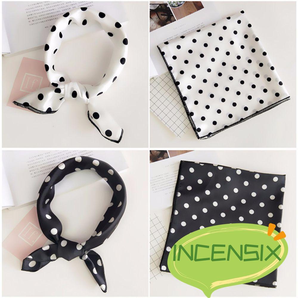 INCENSIX ผ้าพันคาวินเทจรูปแบบหรูหรา ขนาดเล็ก เพอร์เฟกต์เป็นของขวัญ