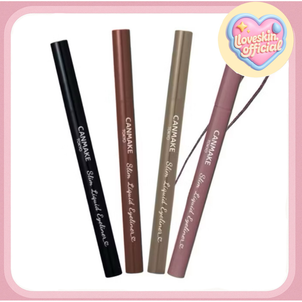 CANMAKE Slim Liquid Eyeliner อายไลเนอร์ปลายพู่กันเล็ก