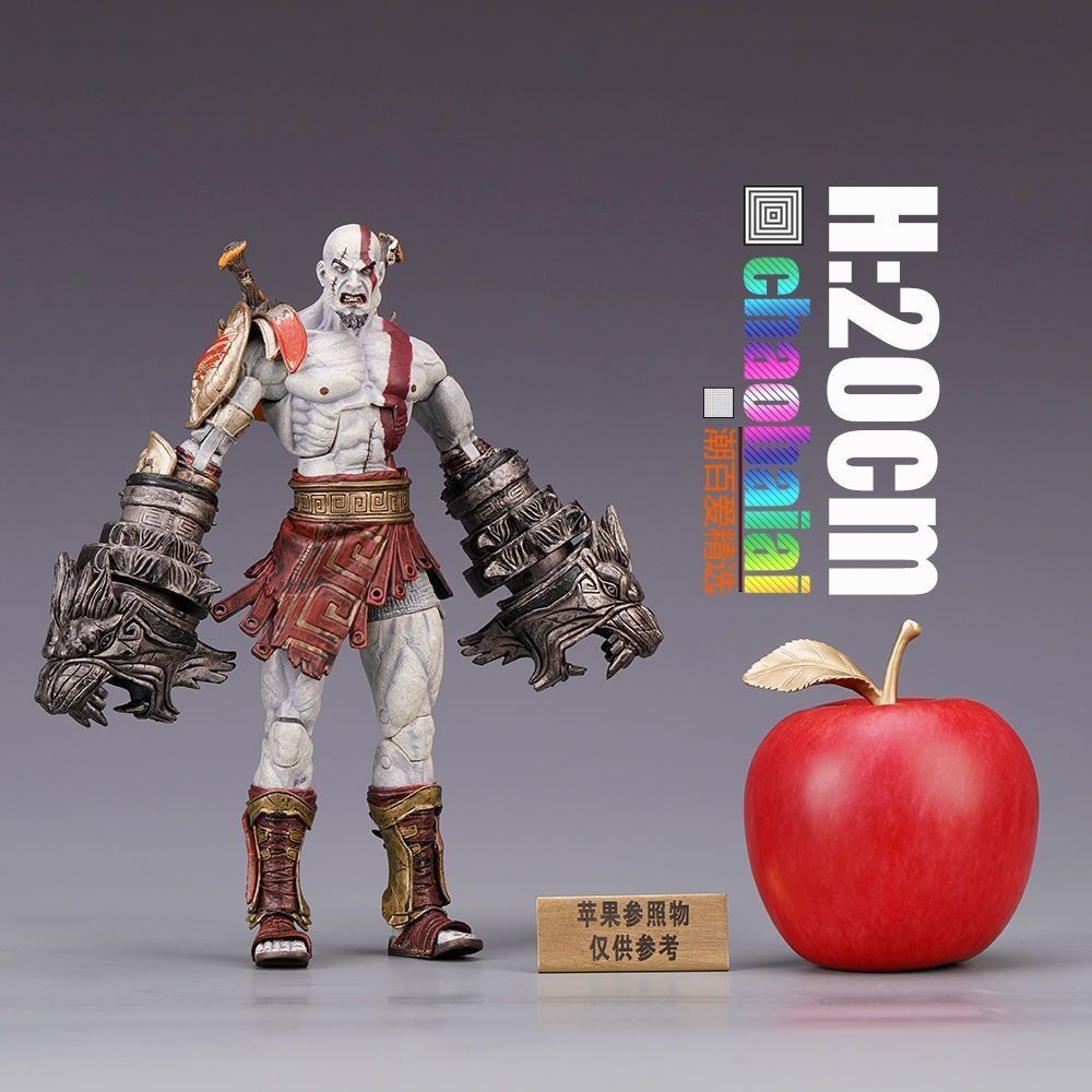 NECA God of War 3 Kratos Kratos Kratos Kratos Boxed Deluxe Edition ฟิกเกอร์โมเดลขายส่ง